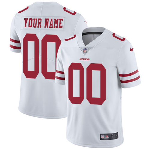 Nike San Francisco 49ers Customized White Stitched Vapor Untouchable Limited Youth NFL ...