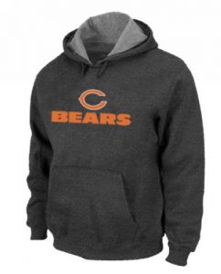 Chicago Bears Sideline Legend Authentic Logo Pullover Hoodie Dark Grey ...