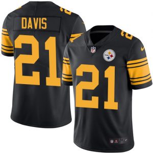 Nike Pittsburgh Steelers No21 Sean Davis Gray Static Men's Stitched NFL Vapor Untouchable Limited Jersey